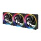 VENTILATOARE PC ARCTIC BioniX P120 A-RGB ( pachet 3 ventilatoare + Controller ), 120mm