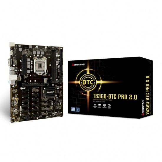 Placa de baza pentru mining Biostar TB360-BTC PRO 2.0