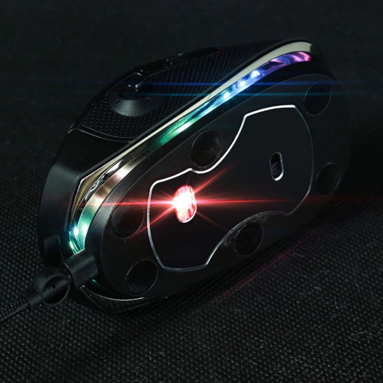 Mouse Gaming Gamemax GX10, Negru, Gravitational, RGB
